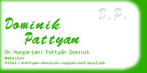 dominik pattyan business card